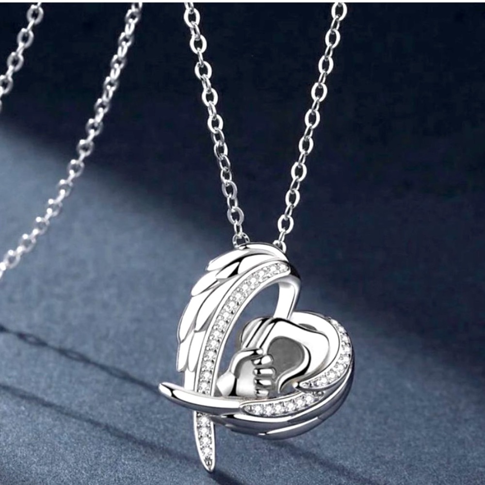“Take my Hand” Sterling Silver Necklace